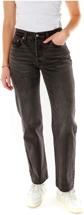 Levi's 501 90's stitch straight leg jeans grey denim - Foto 3