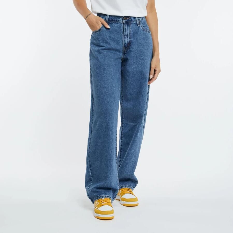 Levi's Wijde Pijp Jeans voor een Coole 90's Look Blauw Dames - Foto 4