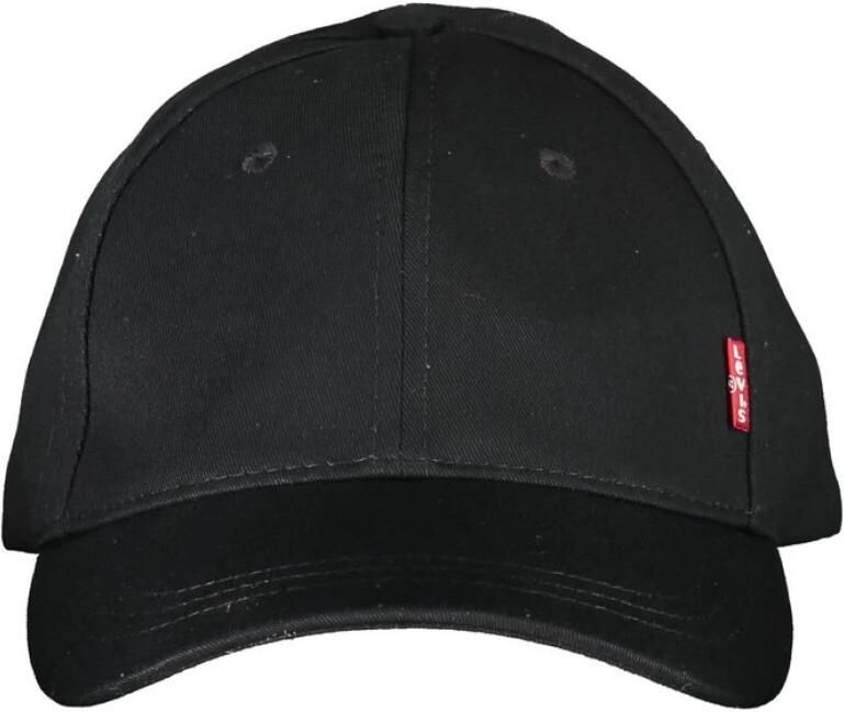 Levi's Zwarte katoenen pet met logorand Black Unisex - Foto 3