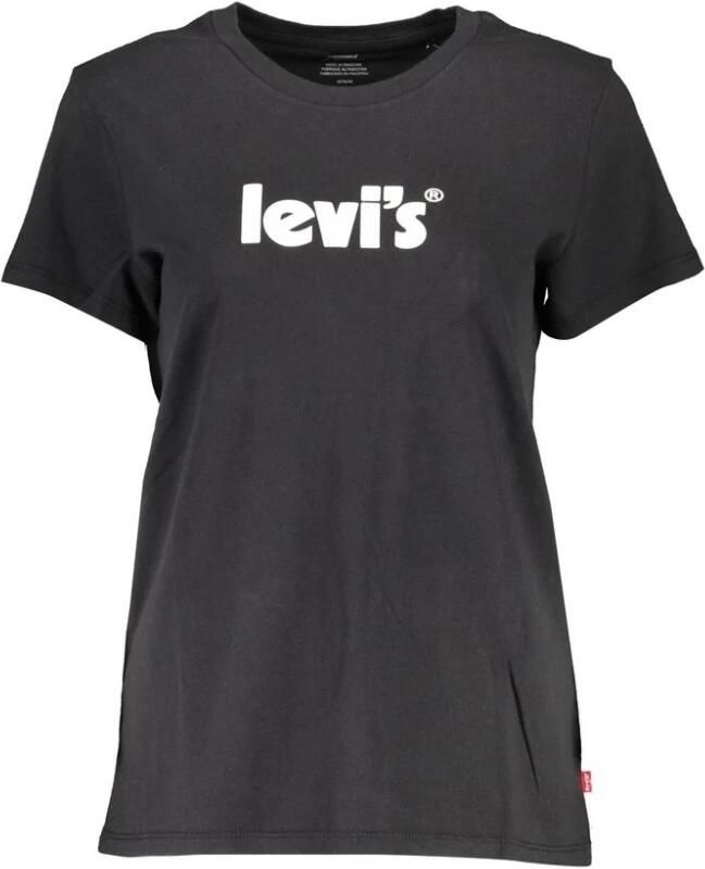 Levi's Zwarte T-shirt met korte mouwen voor vrouwen Black Heren - Foto 2