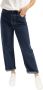 Levi's Straight fit high rise jeans van een mix van katoen en lyocell model 'Ribcage' - Thumbnail 1