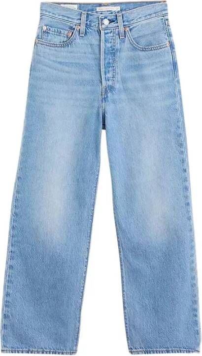 Levi's Rechte jeans Blauw Dames