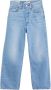 Levi's Ribcage cropped high waist straight fit jeans light indigo - Thumbnail 7