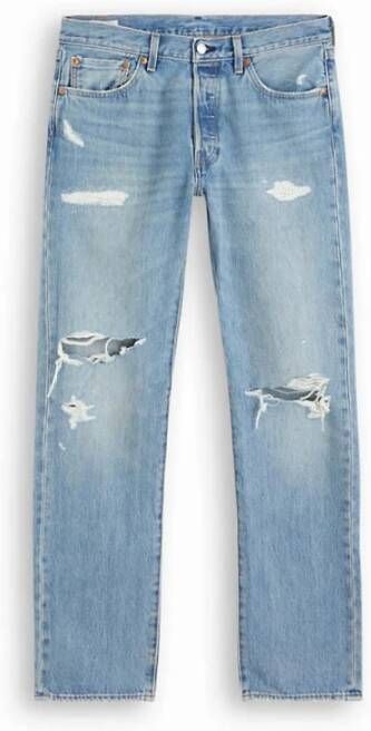 Levi's Rechte jeans Blauw Heren