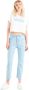 Levi's Blauwe effen dames jeans met ritssluiting en knoopsluiting Blue Dames - Thumbnail 8