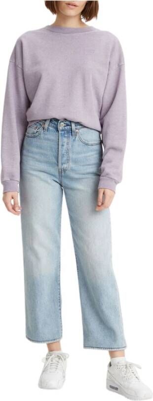Levi's Rechte spijkerbroek Blauw Dames
