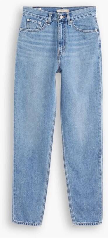 Levi's Hoog getailleerde relaxte jeans met taps toelopende pijpen Blauw Dames - Foto 2