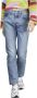 Levi's Blauwe effen dames jeans met ritssluiting en knoopsluiting Blue Dames - Thumbnail 8
