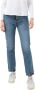 Levi's Blauwe effen dames jeans met ritssluiting en knoopsluiting Blue Dames - Thumbnail 13