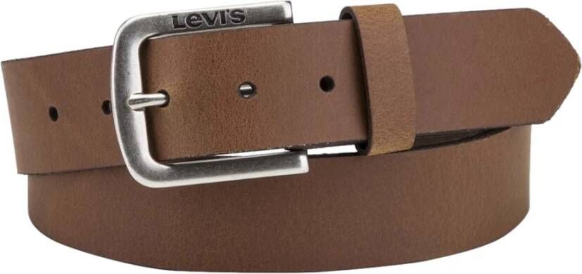 Levi's leren riem Seine cognac
