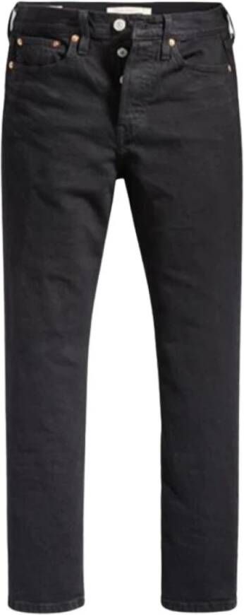 Levi's Zwarte effen jeans met ritssluiting en knoopsluiting Black Dames - Foto 12