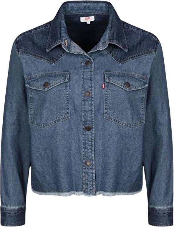 Levi's Shirt Blauw Dames