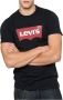 Levi's Iconisch Katoenen T-Shirt Zwart Rechte Pasvorm Korte Mouwen Black Heren - Thumbnail 7