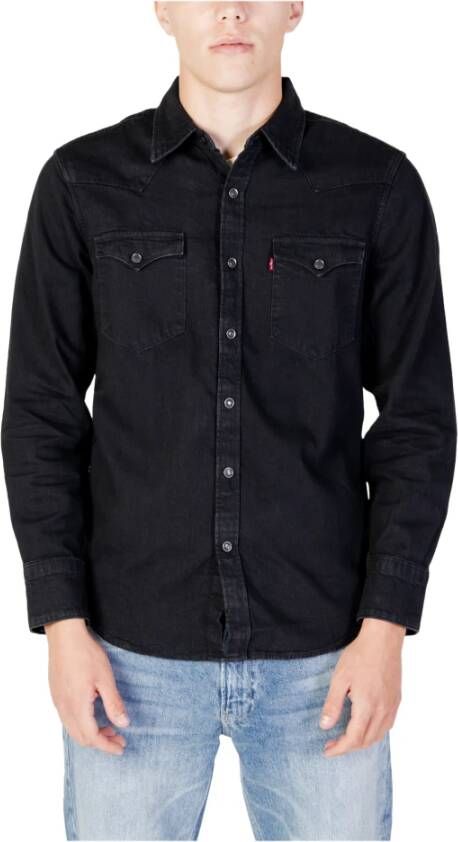 Levi's Shirts Zwart Heren