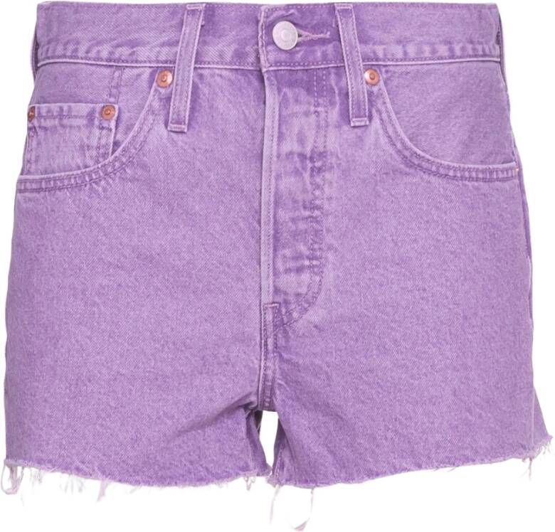 Levi's Shorts Paars Dames