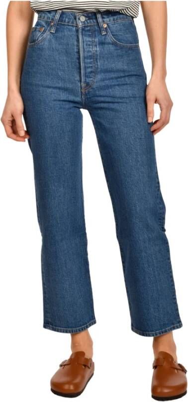 Levi's Skinny jeans Blauw Dames