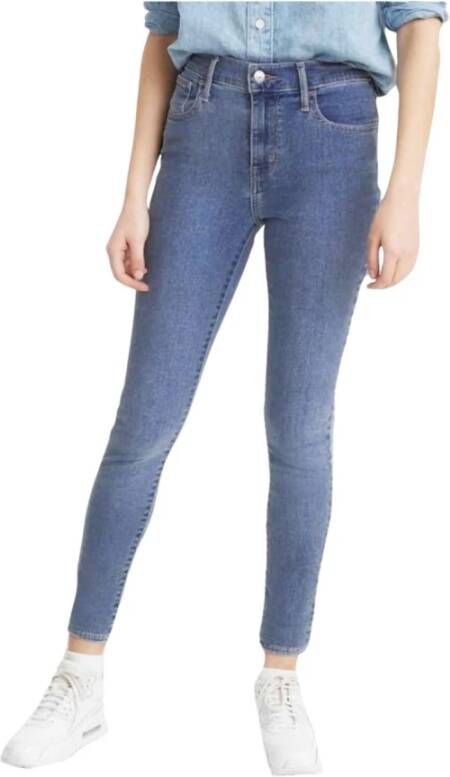 Levi's Skinny jeans Blauw Dames