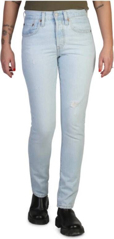 Levi's Skinny jeans Blauw Dames