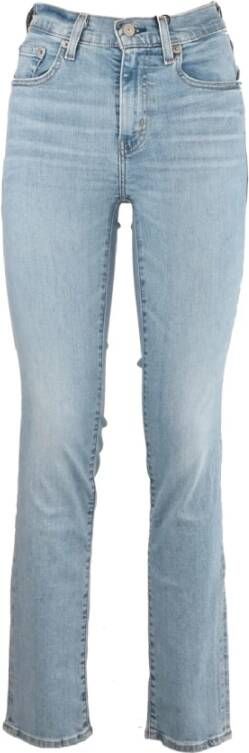 Levi's Slim-fit Jeans Blauw Dames