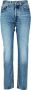 Levi's Blauwe effen dames jeans met ritssluiting en knoopsluiting Blue Dames - Thumbnail 12