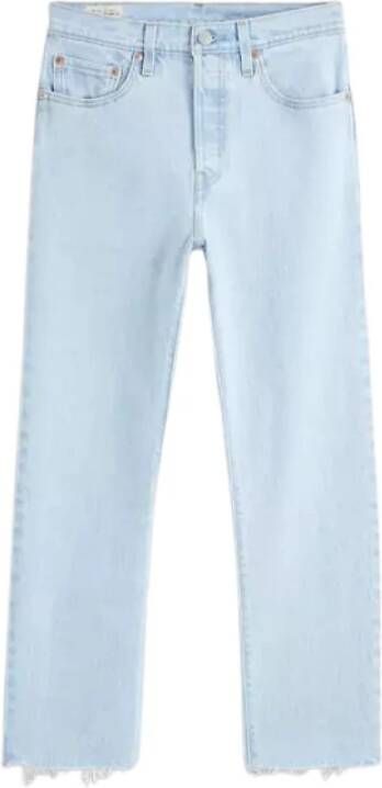 Levi's Slim-fit Jeans Blauw Dames