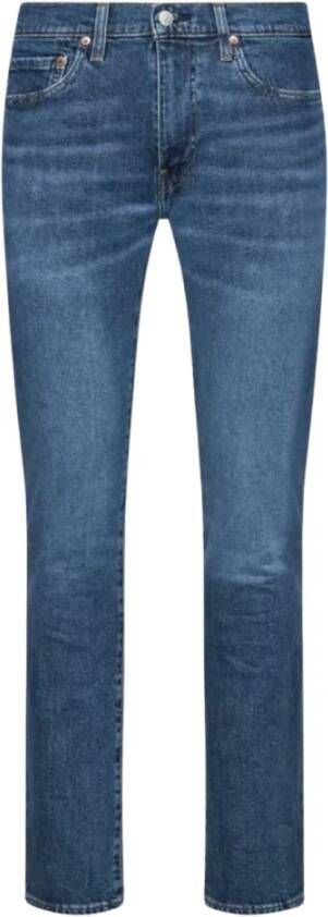 Levi's Slim-fit jeans Blauw Heren