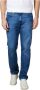 Levi's Blauwe effen jeans met ritssluiting en knoopsluiting Blue Heren - Thumbnail 10