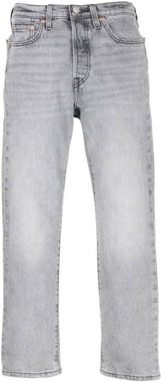 Levi's Slimfit-jeans Grijs Dames