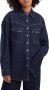 Levi's Blauwe effen knoopsluiting shirt Blue Dames - Thumbnail 2