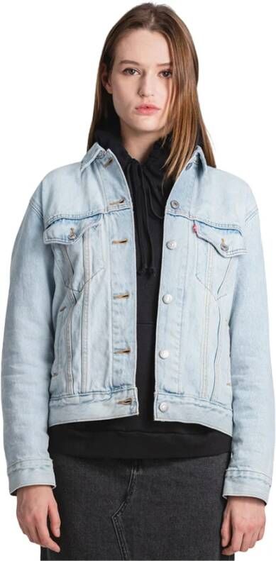 Levi's Spijkerjasje Blauw Dames
