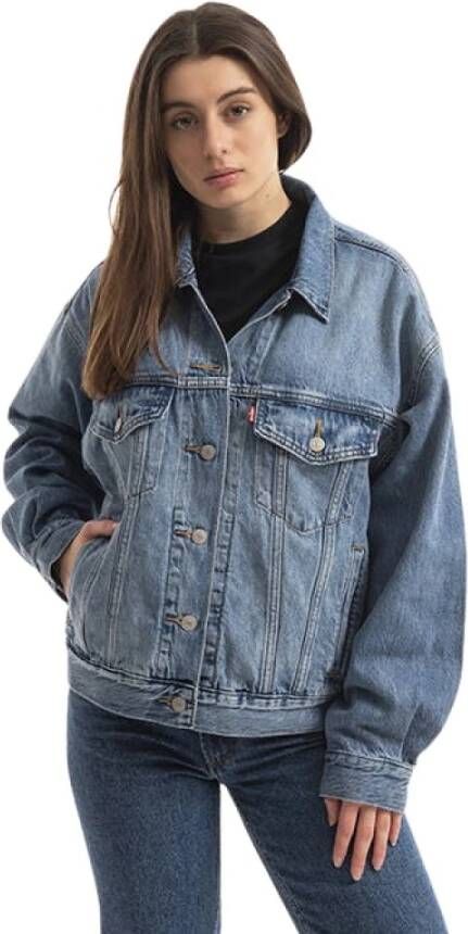 Levi's spijkerjasje Blauw Dames