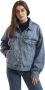 Levi's 90S Trucker Soft As Butter Mid Blue Dames - Thumbnail 13