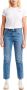 Levi's Blauwe effen dames jeans met ritssluiting en knoopsluiting Blue Dames - Thumbnail 3