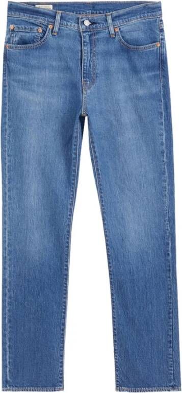 Levi's Straight Jeans Blauw Heren