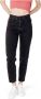 Levi's Zwarte jeans met hoge taille en relaxte pasvorm Zwart Dames - Thumbnail 8
