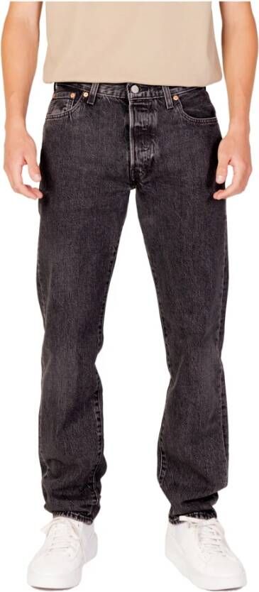 Levi's Vintage Slim Fit Jeans met `54 Crash Detail Black Heren