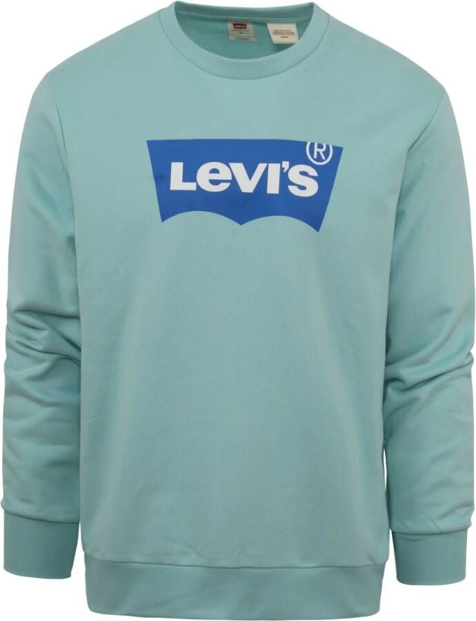 Levi's Original Graphic Sweater Lichtblauw