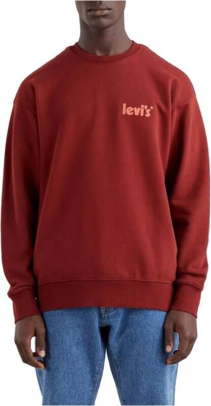 Levi's Sweatshirt Rood Heren
