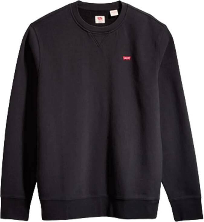 Levi's Klassiek Katoenen Sweatshirt met Ronde Hals Black Heren - Foto 6