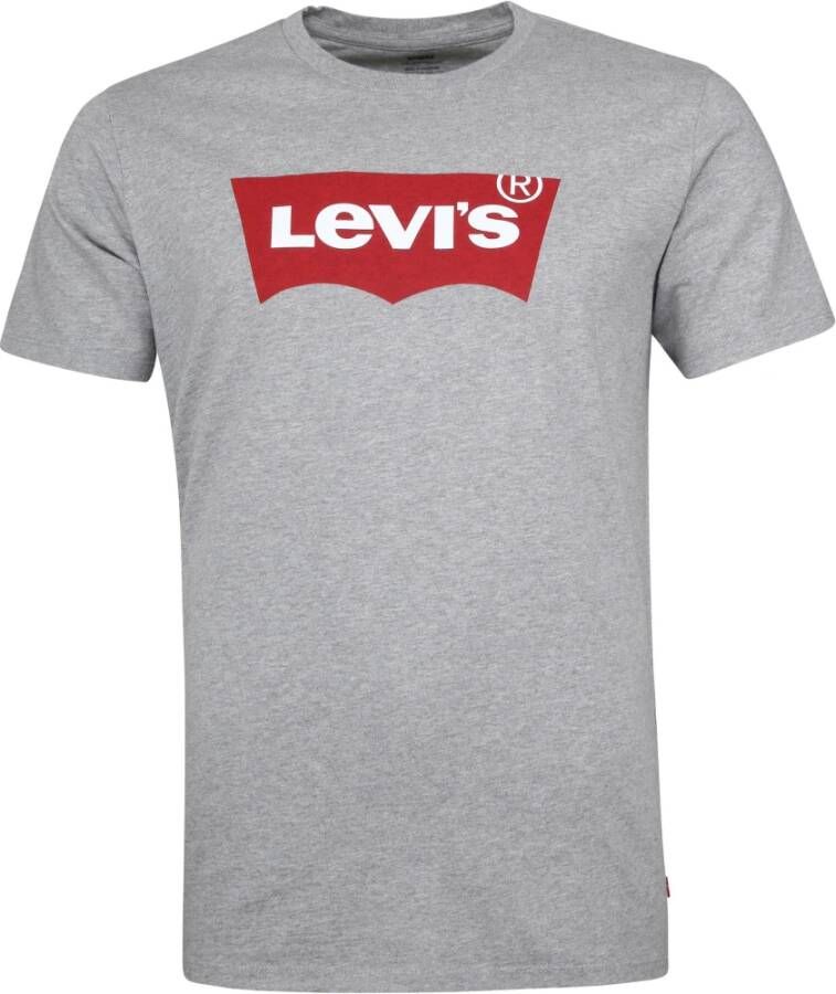 Levi's Grijze Katoenen T-Shirt met Print Gray Heren - Foto 4
