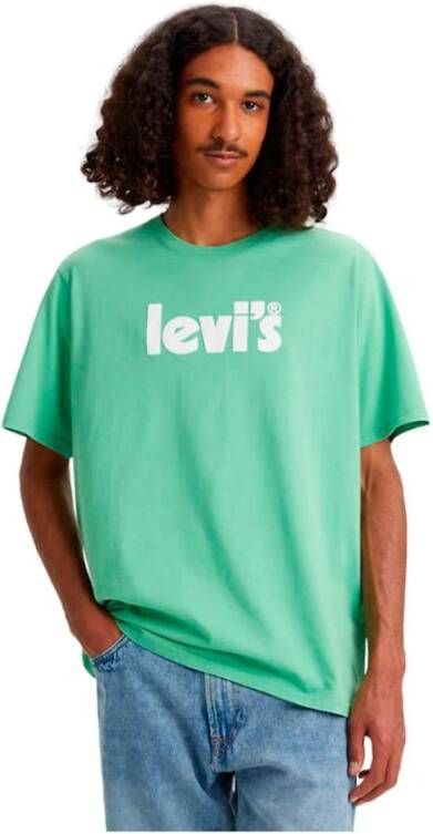 Levi's T-shirt Groen Heren