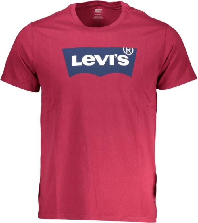 Levi's T-shirt Rood Heren