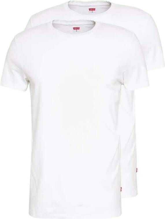 Levi's T-shirt Ronde hals korte mouw Cotton-Mix elastisch (Set van 2) - Foto 12