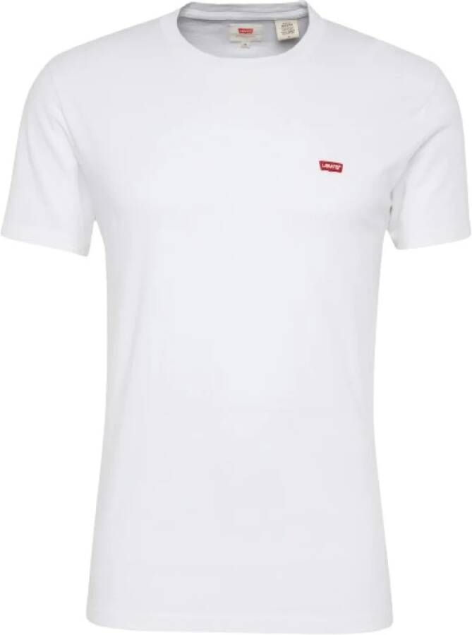 Levi's Knisperend Wit Logo T-Shirt Ronde Hals White Heren - Foto 6