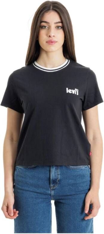 Levi's T-shirt Zwart Dames
