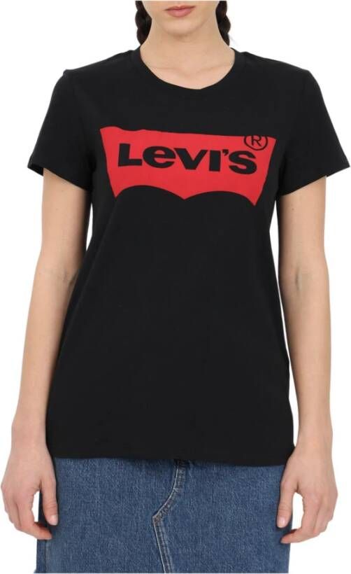 Levi's Zwart Print T-shirt voor Dames Black Dames - Foto 11