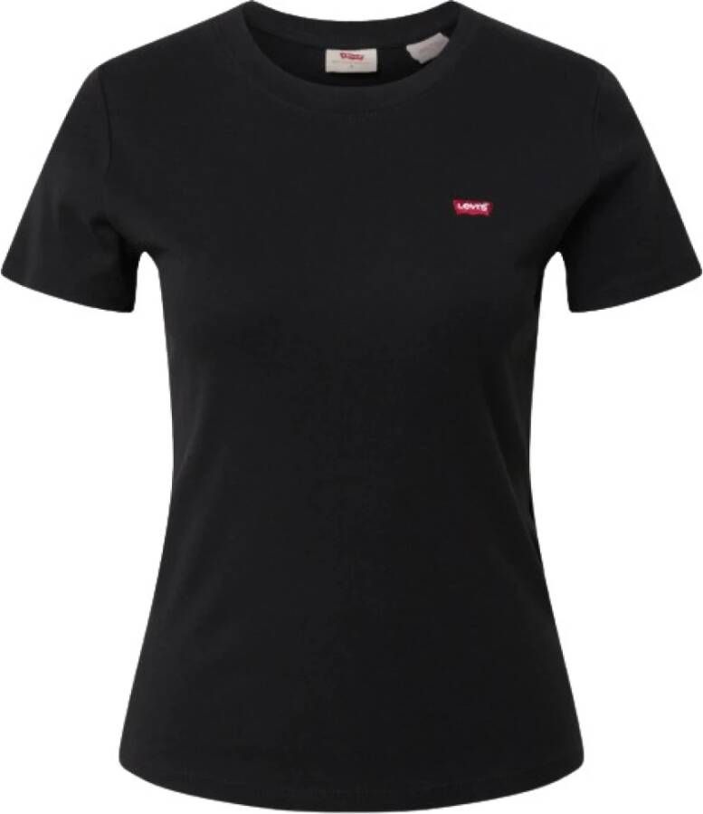 Levi's Chique zwart logo-T-shirt voor alledaagse elegantie Black Dames - Foto 3
