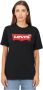 Levi's Iconisch Katoenen T-Shirt Zwart Rechte Pasvorm Korte Mouwen Black Heren - Thumbnail 9