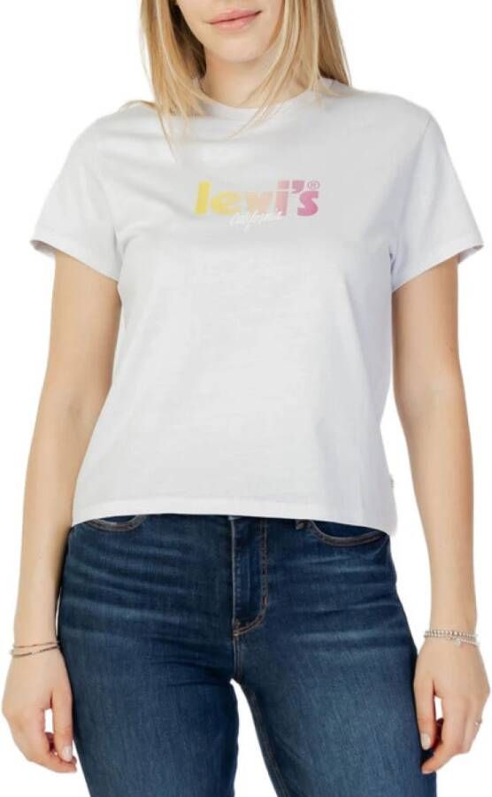 Levi's Dames Grijs Print T-shirt Gray Dames - Foto 5