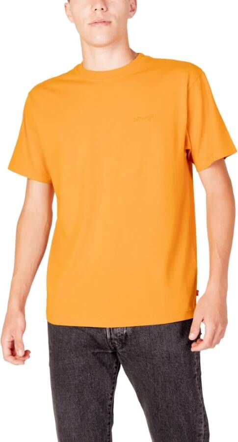 Levi's T-Shirts Oranje Heren